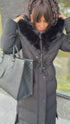 Long jacket "WINTER WEAR FC83" - BLACK